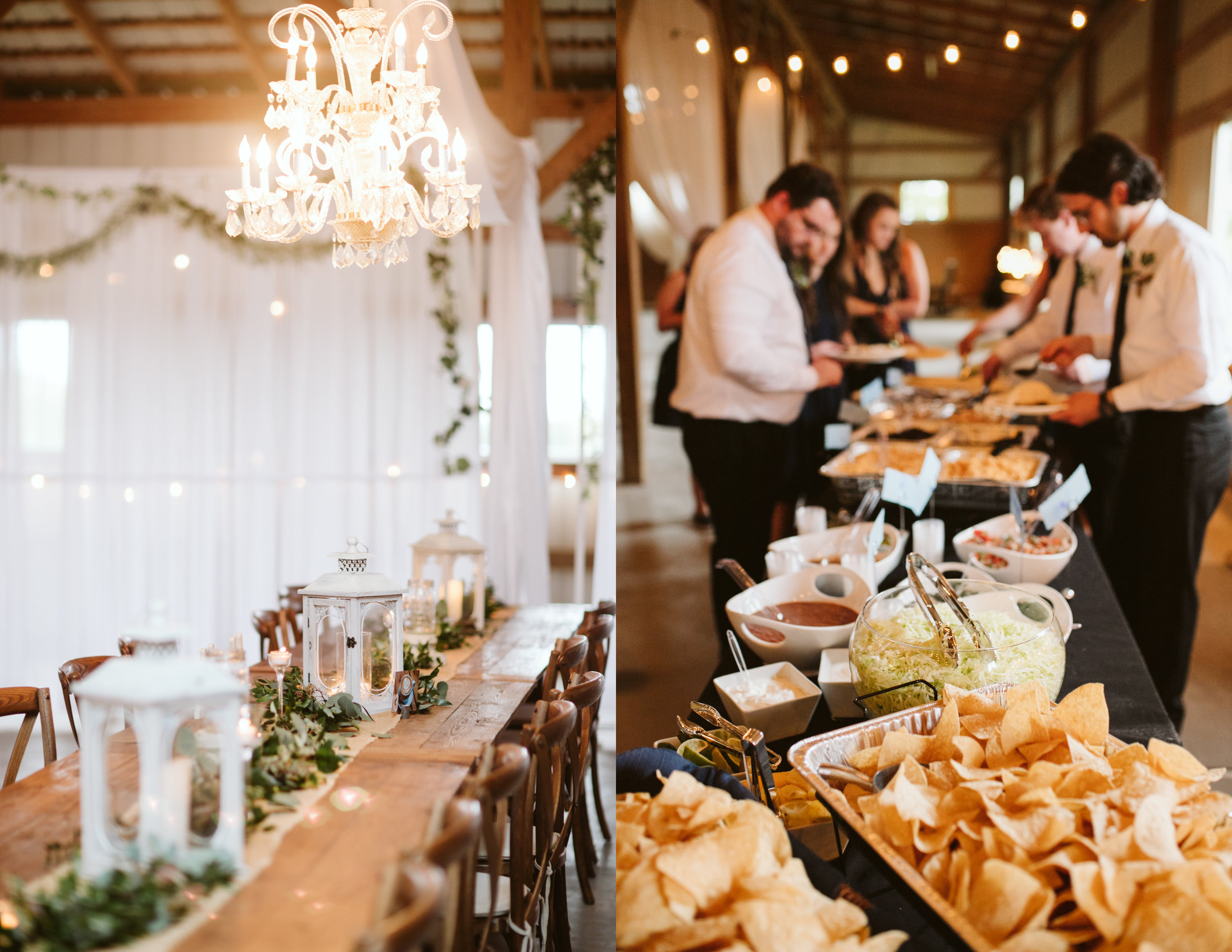 Baja Burrito catering A Rustic Wedding at Barn in the Bend in Nashville, Tennessee