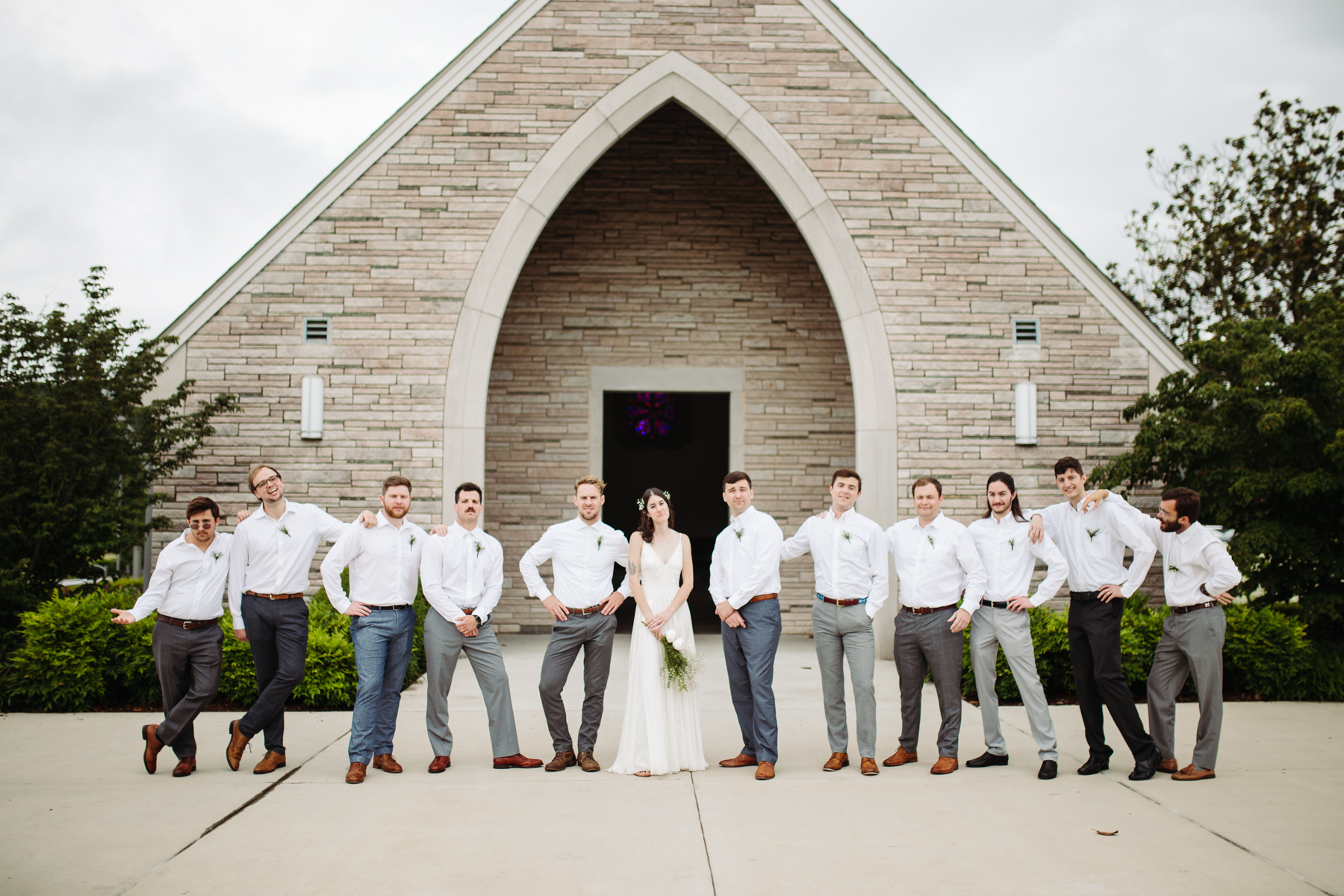 downtown knoxville wedding at redeemer church