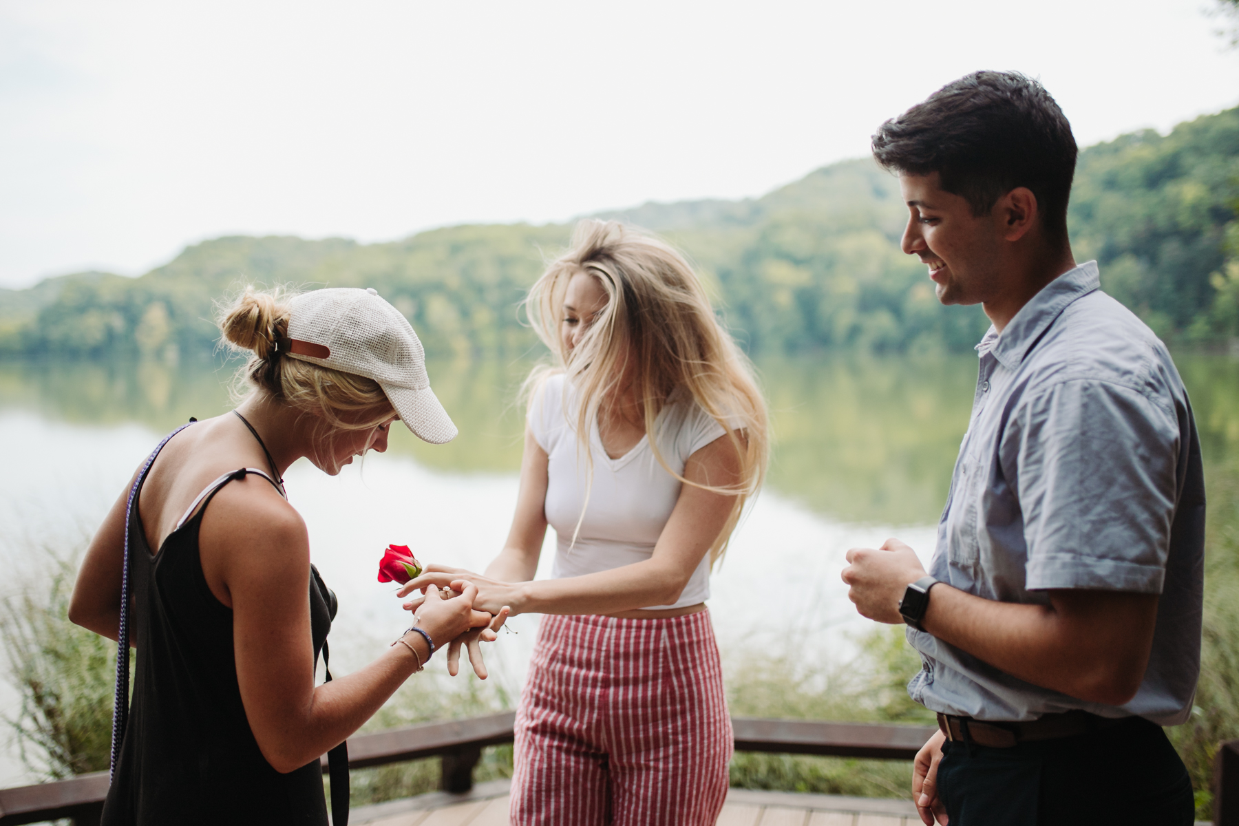 A sweet summer proposal at Radnor Lake in Nashville, Tennessee | Nashville engagement photographer